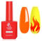 15ml Gel Nagellack UV LED Neonorange Glow in the Dark Nail Polish Einweichen Nagellampe Aushärten Halloween Geist Party Nägel Maniküre Pediküre Größerer Inhalt A0162