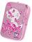 Astuccio One Time glitter orsetto e farfalle (rosa)