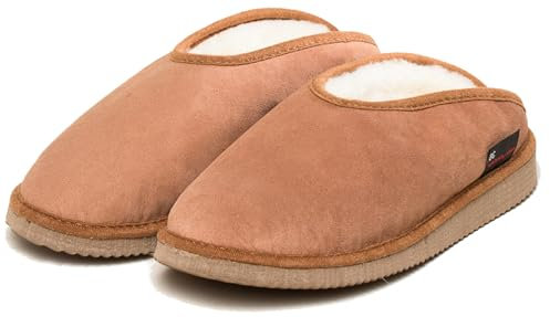 kitz-pichler Lammfell-Hausschuh Fatima | Eine Nummer größer bestellen Braun, 39