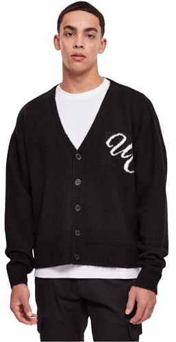 Urban Classics Herren Sweatshirt Initials Cardigan Black 5XL
