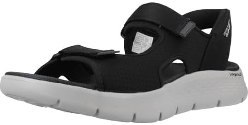 Skechers Men's Slip-Ins: Go Walk Flex Easy Entry Sandal, Black, 9.5 UK