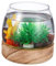 Mipcase Vase Rond De Luxe en Verre pour Aquarium Terrarium Décoration Dintérieur