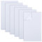 OLYCRAFT 6 hojas de plástico ABS blanco de 25 x 15 cm, panel de plástico ABS de 0,5 mm de grosor, lámina de plástico duro de poliestireno flexible para suministros de material de modelo de
