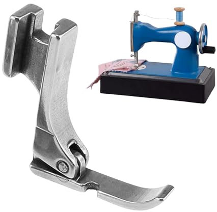 Pied de machine à coudre invisible en métal, pied presseur pour fermeture éclair invisible, outil de couture idéal pour les magasins de couture et les fournitures de couture