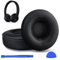 Replacement Ear Pads for Beats Solo 2 & Solo 3 Wired & Wireless Headphones, Ear Cushions, Ear Cups Cover Repair Parts-Black