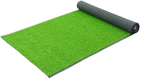 Kunstrasen Kunstrasen-Rasenmatte, 3,3 x 33 Fuß, hohe Dichte, synthetischer Trainingsteppich, Rolle, Innen- und Außendekoration, einfach FüR Balkon, Terrasse & Garten