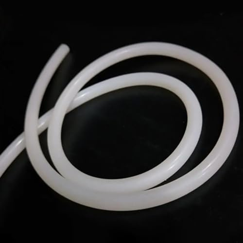 Câble en silicone solide de 3 m, diamètre : 1 mm à 20 mm, joint en caoutchouc blanc, joints toriques, étanche, résistant aux hautes températures (diamètre 9 mm)