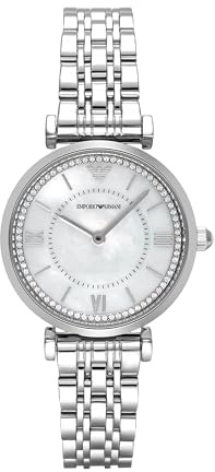 Emporio Armani Women's 32MM Silver-Tone Stainless Steel Watch, AR11701