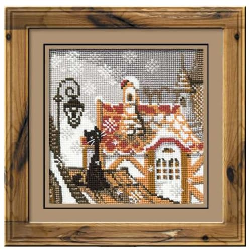 RIOLIS Cross Stitch Kit - 610 - City Cats Winter