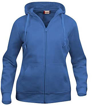 Clique - Damen Kapuzen Sweatjacke 'Basic Hoodie' / royalblau (55), M