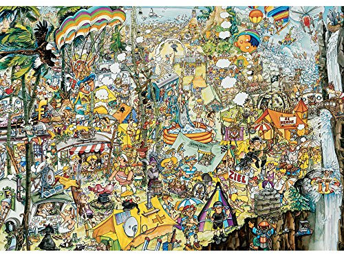 Bits and Pieces - 3000 Piece Jigsaw Puzzle for Adults - Crazy BBQ - 3000 pc Festival Scene Jigsaw by Artist Gerold Como