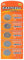EASTCELL 5 x CR2016 3V Lithium Knopfzelle 75 mAh (1 Blistercard a 5 Batterien) EINWEG Markenware