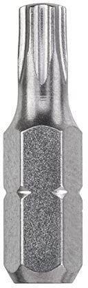 kwb 3 Bits 25 mm Industrial Steel 121220 (TQ 60 Stahl, ISO 1173, Antrieb C 6.3), 3er Pack, Torx 20