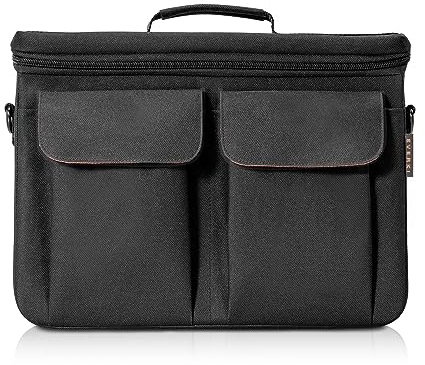EVERKI EKF875 - CORE Robuste Eva Laptop-Aktentasche für 13,3-14 Laptops, Gepolsterte Schaumstoff-Innenseite, Harte Eva-Schale, Zwei Fronttaschen für Zubehör