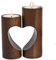 ChasBete Candelabros Decorativos de Velas, Portavelas Madera Romántica Corazón, Portavelas Decoracion para Decoración Hogar