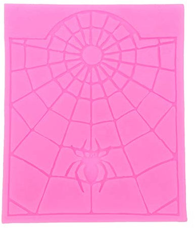 Holibanna Halloween silikon Kuchen dekorieren Form Spinnennetz und eine spinne Kuchen Spitze Fondant Paste Formen rosa