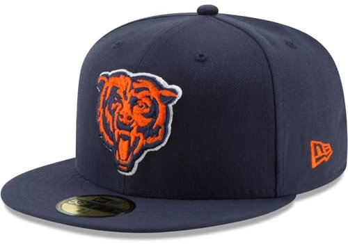 New Era 59Fifty Fitted Cap - NFL Chicago Bears Navy - 6 7/8