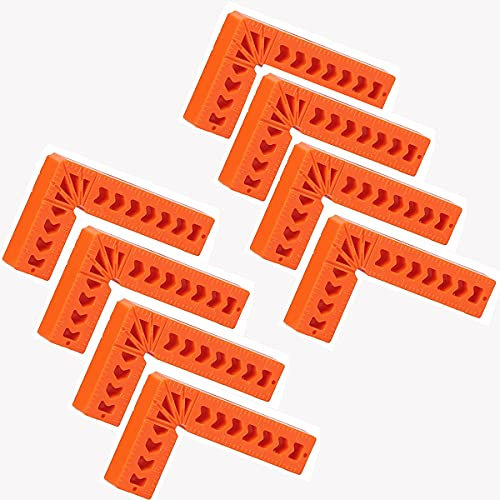 Morsetto di Posizionamento, CTRICALVER 8 pcs 3 Piastre di Posizionamento di 90 Gradi, per Cornici di Quadro Armadi Cassetti