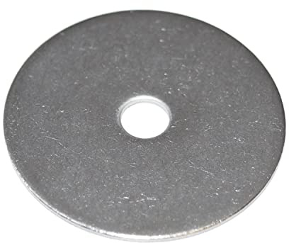 Karosseriescheiben M12 Edelstahl V2A 4 Stück Unterlegscheiben 12,5X55X1,5 mm aus rostfreier Edelstahl A2 VA, Kotflügelscheiben, Karoscheiben