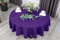 NIBLO Tischdecke Tischläufer Tischtuch Tischwäsche Tischdekoration Tafeltuch (Violett, Oval Tischdecke - 140 x 180 cm)