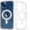 Mouyou Clear Case für iPhone 14 Plus Hülle Magsafe, Transparent Stoßfeste Handyhülle unterstützt kabelloses Laden, Dünn Durchsichtig Magnetisch Schutzhülle für iPhone 14 Plus Cover 6,7 Zoll