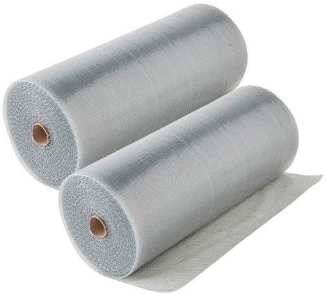 Pack and Move - 2er-Set recyceltes Luftpolsterpapier - 1 x 50 m - Umzug, Versand und Schutz - Hochwertige Luftpolsterfolie