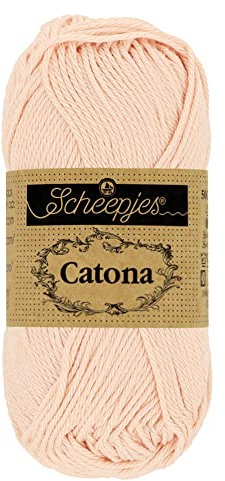 Scheepjes - Scheepjes Catona 263 Petal Peach Yarn - 10x50g