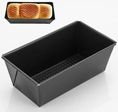 Loaf Tin for Baking, Nonstick Bread Tins, Deep Edge Tray Baking Pan, Bread Loaf Cake Oven Tray Tin (Extra Large 35cm)
