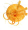 LJRPUPY Chic Derby Fascinators Hut Tee Party Stirnband Hut Kirche Party Kopfschmuck Hut Kentucky Pillbox Hut für Frauen, Gelb, 7 1/4
