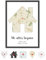 OWLBOOK® Geschenke für Frauen | Wo alles begann Bild mit Landkarte & Koordinaten | Personalisierte Geschenke | Geburtstagsgeschenke für Frauen | Hochzeit Jahrestag Einzug Retro Karte Papier
