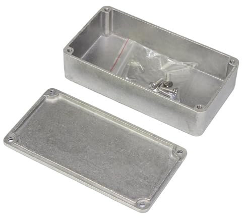 Aluminium-Box mit Gitarreneffekt, Ersatz-Gitarren-Effekt-Pedal-Koffer, Gitarren-Pedal-Aufbewahrung, Stomps-Box, Organizer-Box, Gitarreneffekt-Koffer-Halter