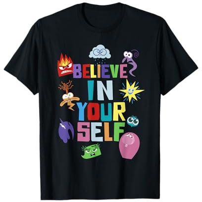 Pixar Inside Out 2 Believe In Yourself Maglietta