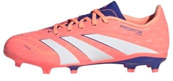 adidas Kids League Childrens Firm Ground Football Boots Orange/White 1 UK Child