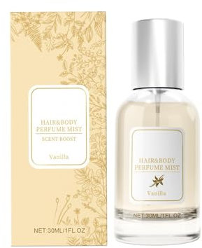 Haarparfum, Hair Perfume, Haarparfum für Damen Anhaltender Duft, Pheromones Perfumes, Damendüfte Langanhaltendes Körper Und Haar Fruchtiges Fragrances Damenparfum (Vanille)
