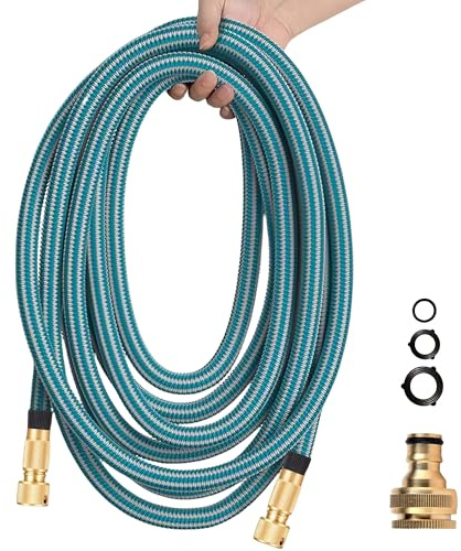 Garden Hoses Flexible Expandable Wear-Resistant Adjustable Irrigation Hoses,Water Hosepipe Retractable Flexible Never Kink Hose Pipe for Pet & Car Washing, Cleaning, Watering Lawn and Garden(50FT)