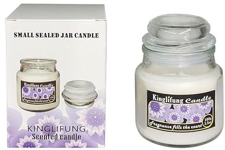 Candle Candela profumata,Giara grande Profumo Il profumo di lime e agrumi,Candele Profumate,100g