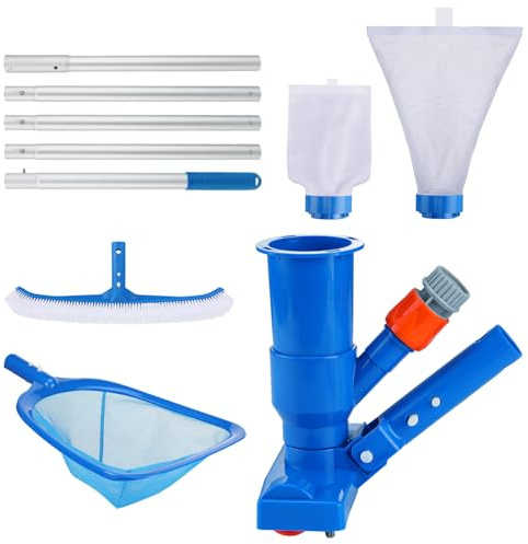 Alphatool 3-in-1 Portable Pool Cleaning Kit for Above Ground Pools