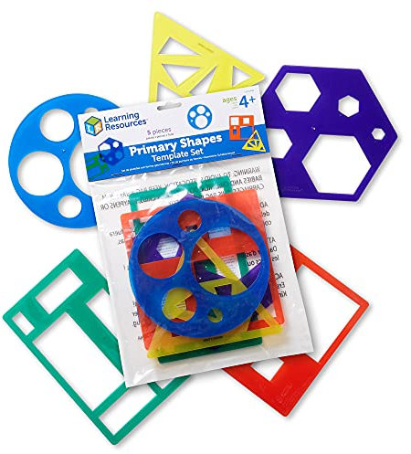 Learning Resources Geometrie-Schablonenset für Vorschulkinder