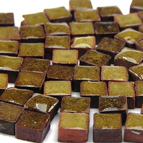 Mini Mosaïque (5x5x3mm), 1000 tesselles, Brun Terre de Sienne, RC03