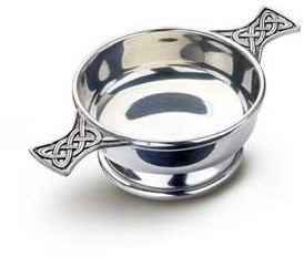 Celtic Quaich Bowl Size 3' inch Scottish Quaich Cup, Gaelic Quaich, Highland Quaich, Scottish Drinking Cup