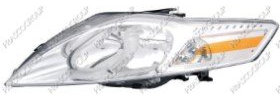 Prasco - FD1104903 - Ford - Mondeo - Mod. 03/07-08/10 - Scheinwerfer Rechts-H1+H7-Mit Lwr-Mit Motor, Schwarz