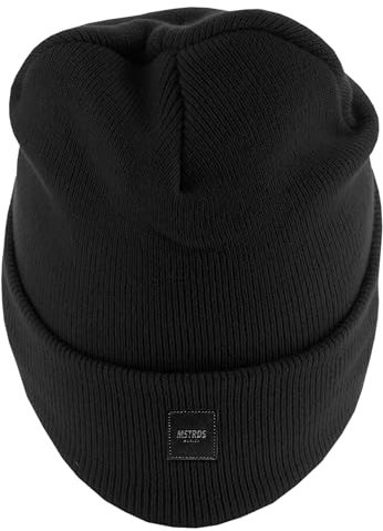 MSTRDS 10582-Letter Cuff Knit Beanie, S, one Size