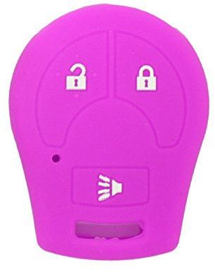 Fassport CV2506 Étui en silicone pour clés de voiture 3 boutons, pour Nissan