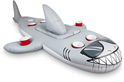 BigMouth Inc Refrigerador Hinchable del tiburón del resfriado estupendo