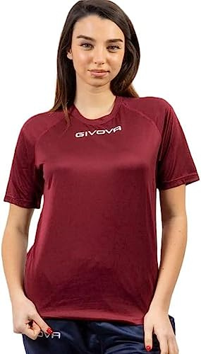 Givova - MAC01 Sport T-shirt, granat, L