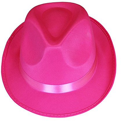 Hut neon, sortierte Farben, Gr. 58 cm, Mottoparty, Partyhut, Karneval (58, pink)