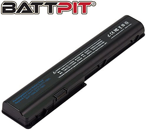 BattPit 480385-001 Batterie Compatible avec HP Pavilion dv7-1125ea dv7-1020ev dv7-2070ea dv7-2177cl dv7-2215sa dv7-2110sa dv7-2170el dv7-2230sa dv7-3110ea dv7-3111ea dv7-3175ev [14.4V/63Wh]