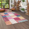 Pergamon Luxus Vintage Designer Teppich Primus Bunt Patchwork in 5 Größen