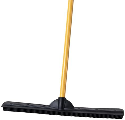 FURemover Multi-Surface Squeegee Besen, robust, XL, Gummi, schwarz/orange