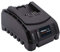 PERUN Chargeur lithium-ion Solo avec LED AL C20C, pour tous les YARD FORCE & PowerG 20 V 2,0 Ah, 2,5 Ah, 4,0 Ah, compatible avec les batteries rechargeables à tout moment, technologie de charge rapide